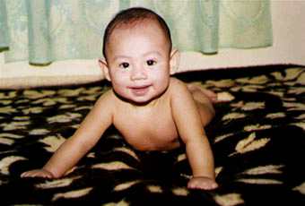 Joshua poses in the nude